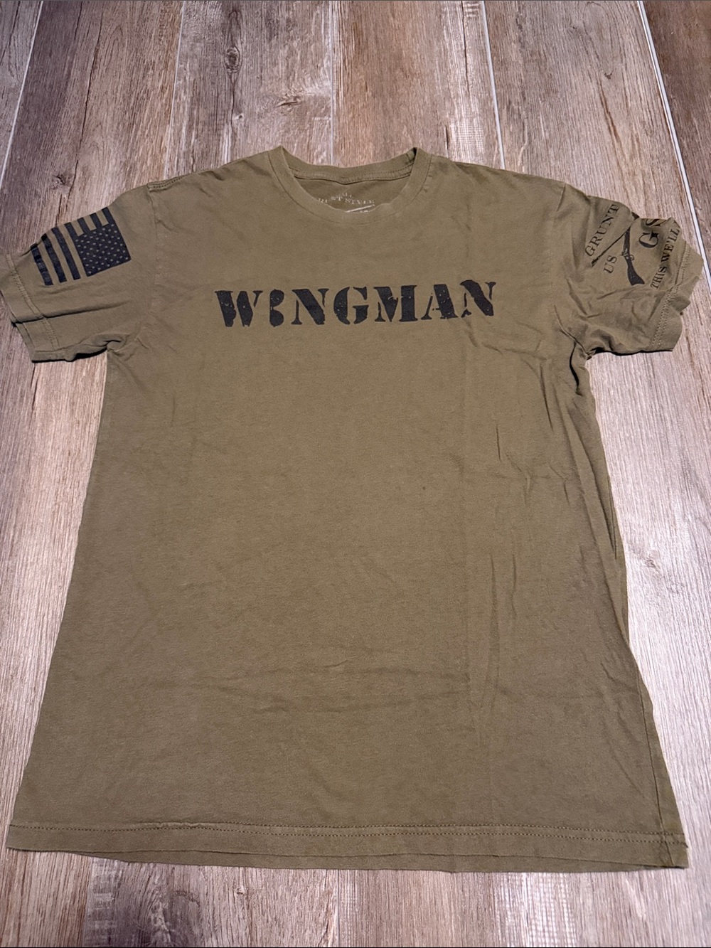Grunt Style Olive WINGMAN Short Sleeve Tee